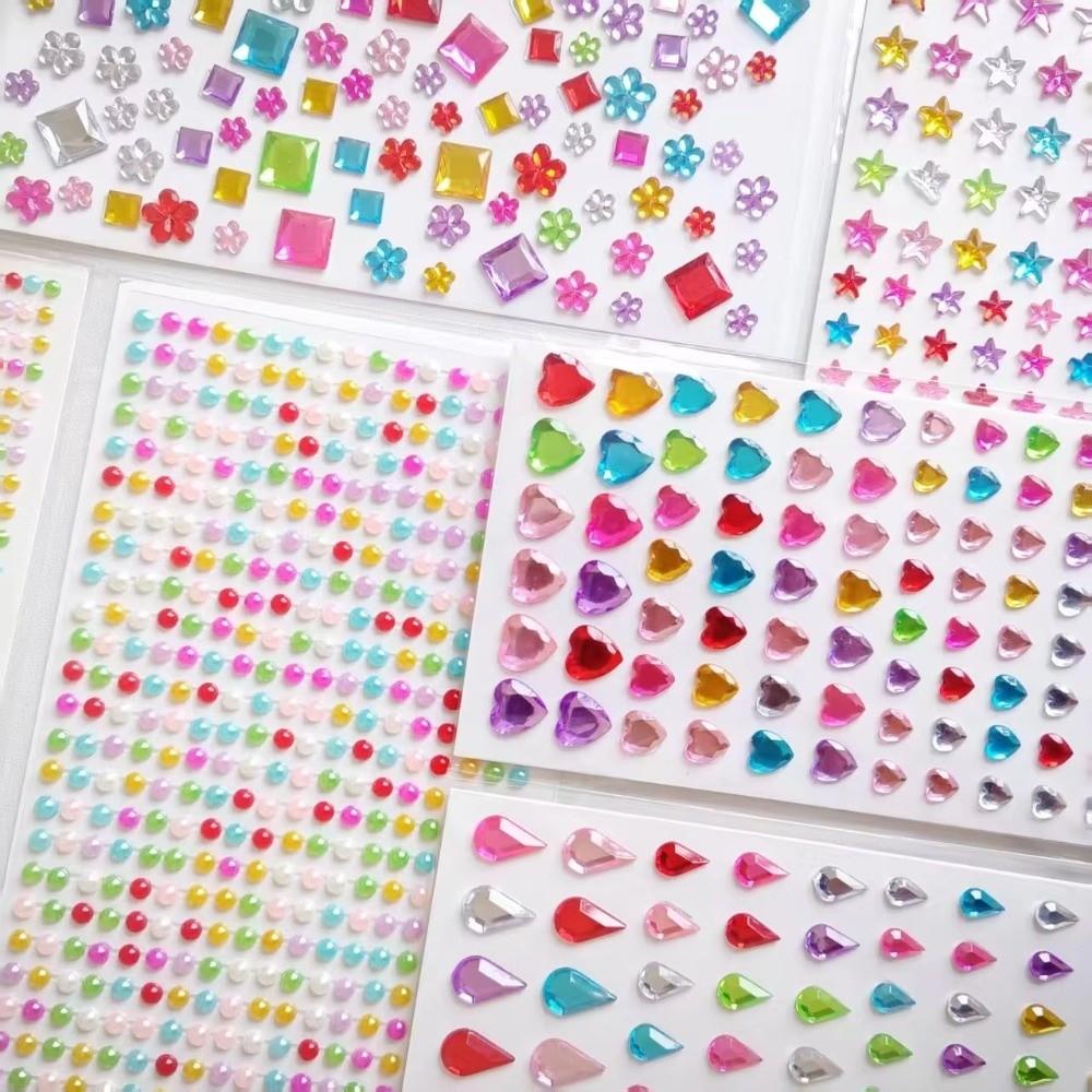 Mix-And-Match Rhinestone Stickers Self Adhesive Rhinestone Sticker Phone Case Decoration