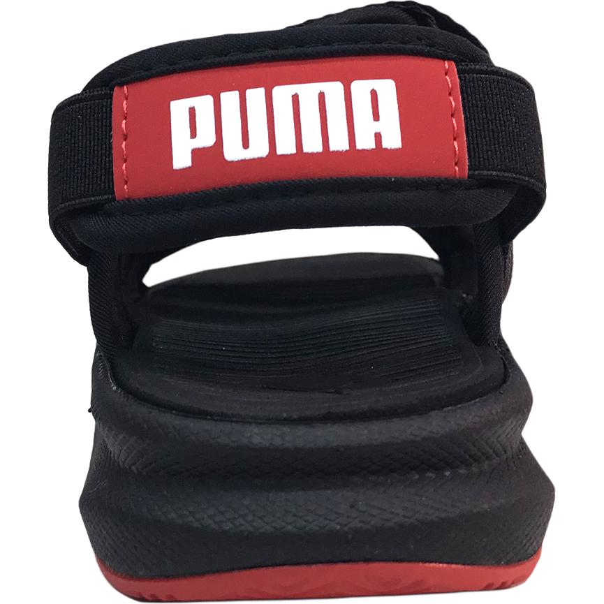 Puma Evolve Sandal Little Kid Black Red Kids Sneakers White For-All-Time-Red 389147-01