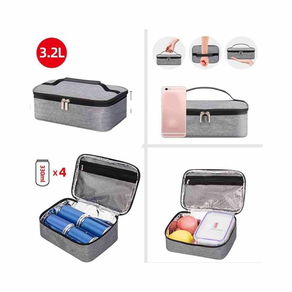 Oxford Cloth Lunch Bag Thickened Insulated Cooler Bag Portable Thermal Bag  BBQ Picnics