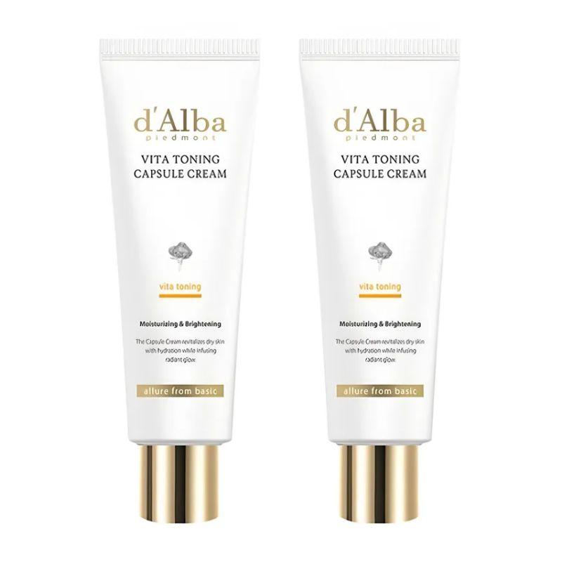 d’Alba Vita Toning Capsule Cream Tube 55g × 2