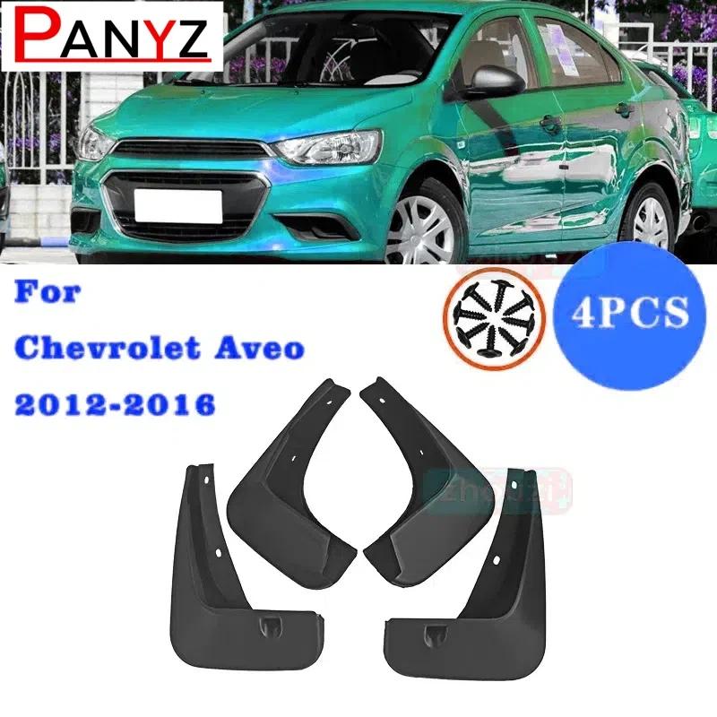 Car Mud Flaps For Chevrolet Aveo Sonic 2011-2014 Mudflaps Splash Guards Mud Flap Mudguards 2013 2014 2015