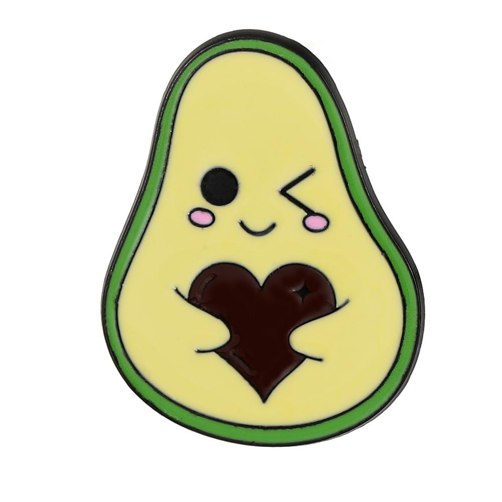 

Creative Fruit Cats Collection Brooches Pretty Cute Kiwifruit Pear Avocado Lemon Design Kitten Pins For Pet Lovers Jewelry Gift