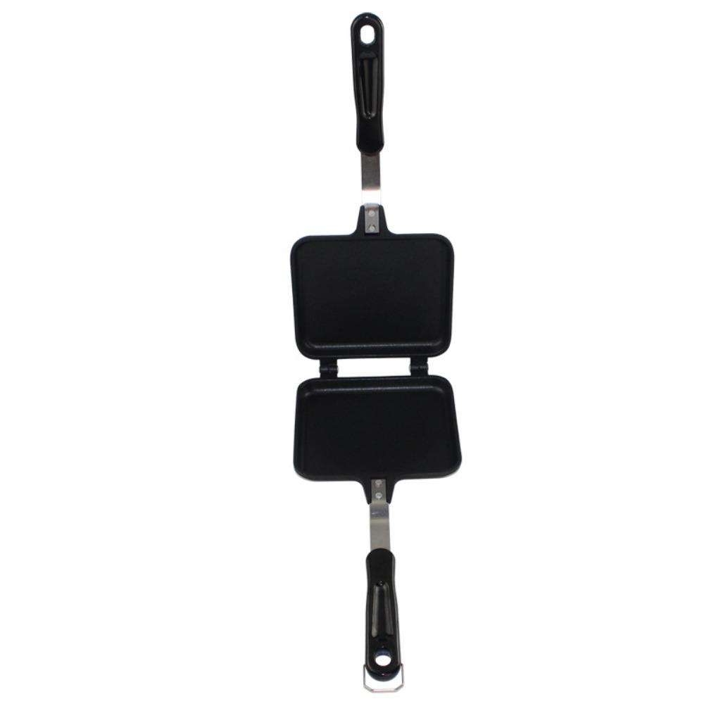 Double-Sided Sandwich Maker Non-Stick Omelette Pan Waffle Mold Toast Frying Pan  Outdoor