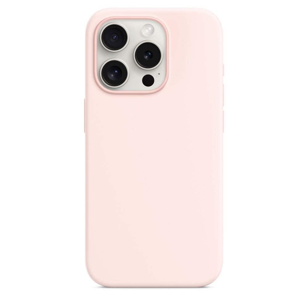 Unisex Liquid Silicone Magnetic Phone Case for iPhone 15/15 Pro Max, Drop-Proof