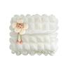 Hanging Type Flower Car Tissue Box Puff Grid Paper Organizer Storage Bag  Headrest Armrest