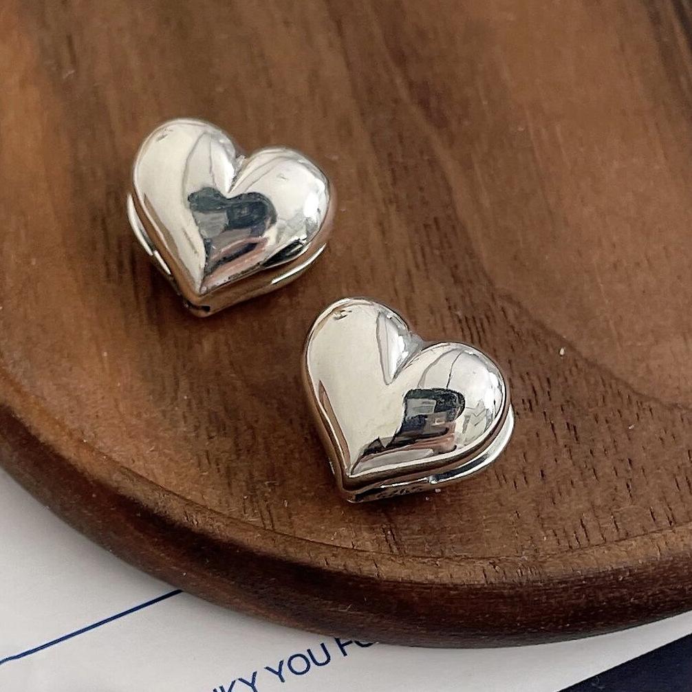 

Small Love Earclip Earrings Women s Year Trendy Simple Retro Temperament Versatile Student Earrings
