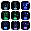 Pikachu Led Night Light 3d Illusion Lamp Bedside Kids Gifts Bedroom