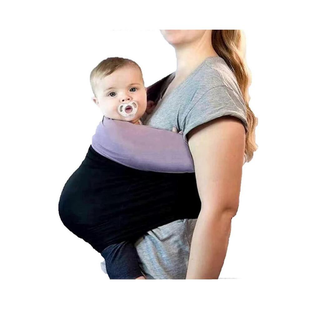 (Kaffee) Mama's Kuscheltuch zur Bindung, Babytragetuch, Ring-Sling, Atmungsaktive ergonomische Babytrage für Babys von 2 bis 36 Monaten
