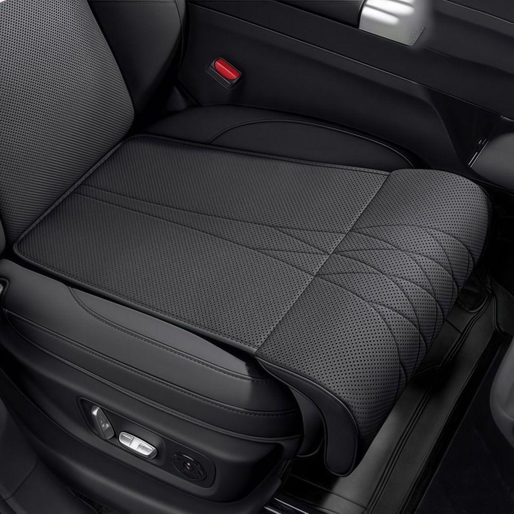 Uniwersalna podkładka pod nogi do fotelika samochodowego Skórzana oddychająca przedłużka siedziska Poduszka na nogi Pianka z pamięcią komfortu Przedłużenie siedziska Podpórka pod nogi