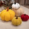Polka dot pumpkin throw pillow plush toy doll pumpkin doll home pillow rag doll halloween gift