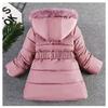 Children's Fleece and Thickened Cotton-padded Clothes, Fashionable Down Cotton-padded Jackets for Girls Winter