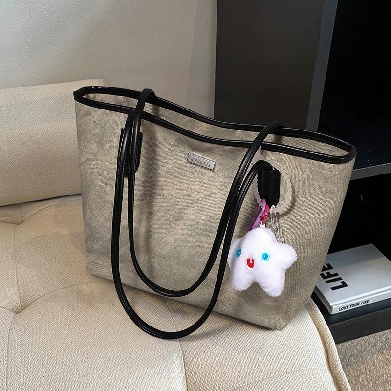 Tote bag women's new autumn and winter women's bag commuting large-capacity students in class computer armpit bag luggage