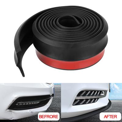 Außenleisten, 60 mm Breite, Gummistreifen, 2,5 m, Auto-Frontstoßstangenlippe, Auto-Ersatz-Auto-Lippenrock-Schutz