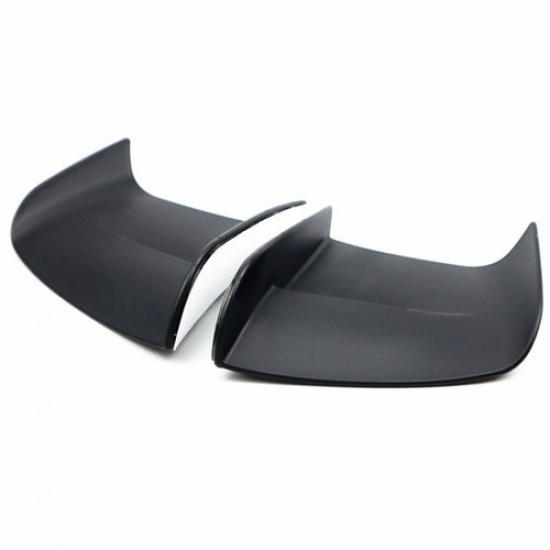 1 Pair Motorcycle Side Winglet Wind Fin  Aerodynamic Spoiler Trim Covers Decor