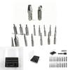 Tungsten Steel Screw Extractor Set With 22 Pieces For Removing Broken Bolts And Damaged Screws