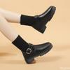 Fashion New high top boots for autumn  winter simple comfortable short boots fashionable anti slip wear-resistant women's boots