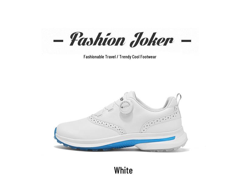 Men's Breathable Non-Slip Golf Shoes with Rotary Buckle for Spring/Summer