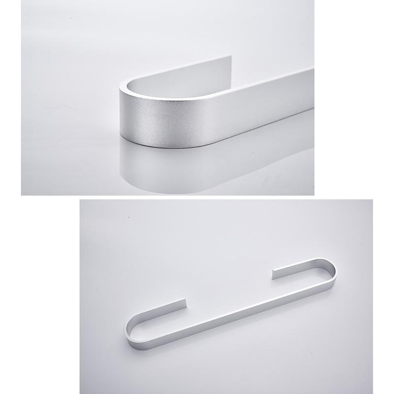 Cheap Towel Rail Rack Towel Holder Bathroom Towels Rack Hanger Black