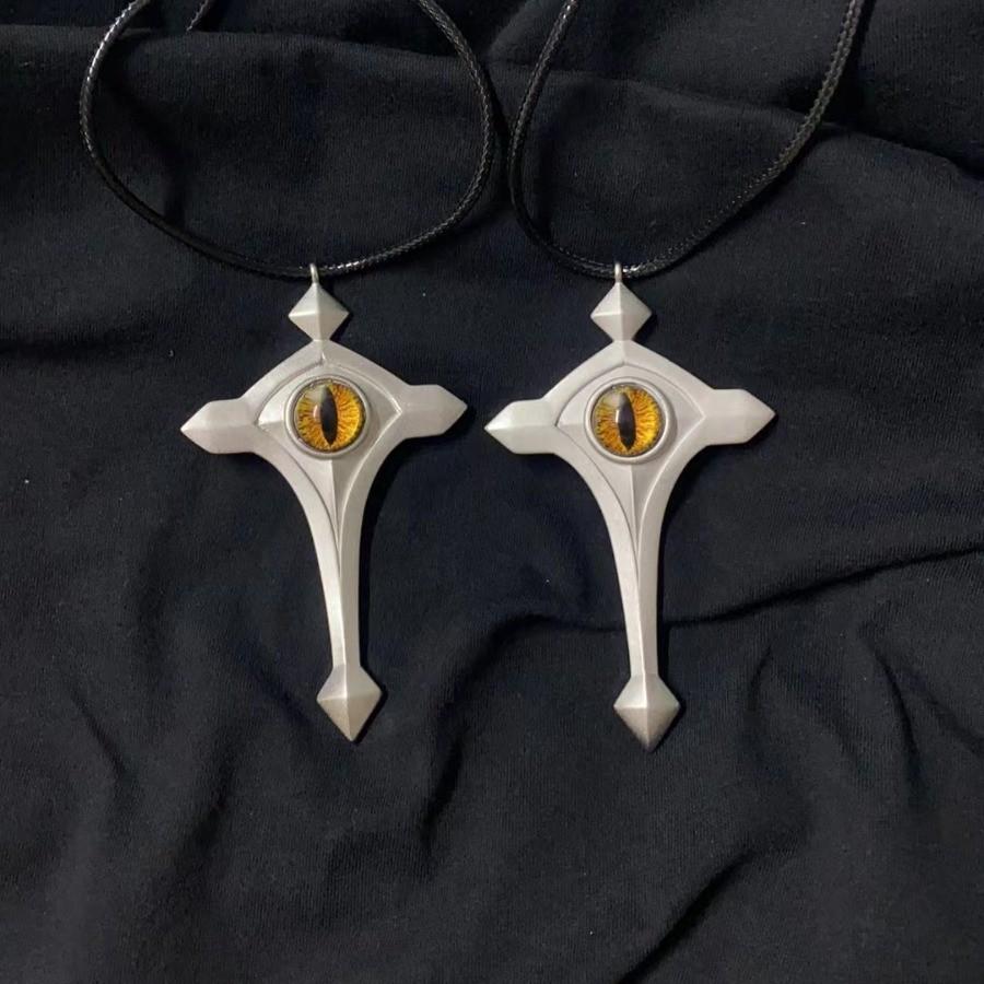 Identity Alva V Lorenz Eye Pendant Necklace With Alloy Geometric For Daily