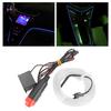 Car Decorative Light Strip Interior Lighting Auto LED EL Cold Lamp Modification Parts 4 MetersBlue