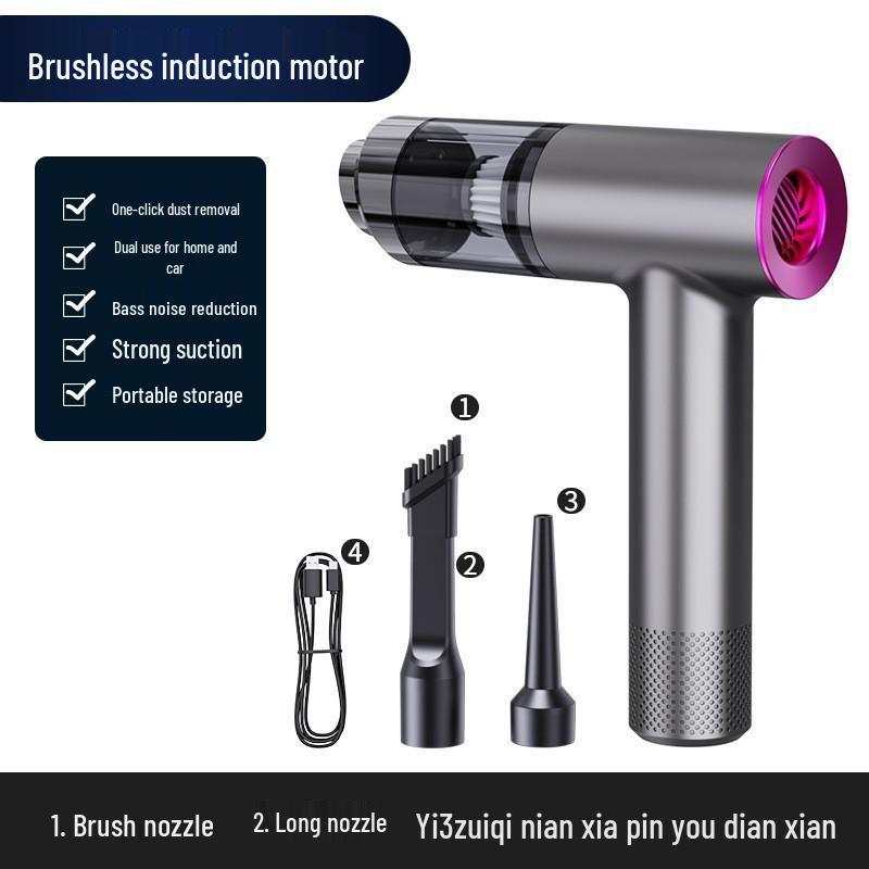 Wireless Mini Handheld Car Vacuum Cleaner for Pet Hair and Household Use