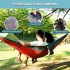 Professionell Campinghängmatta med Myggnät Lätt Enkel Hängmatta Nylon Gunga Hängande Säng för Camping Vandring Ryggsäcksvandring
