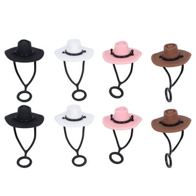 Cup Straw Cover Silicone Reusable Hat Shape Leakage Proof Straw Tip Lid for Stanley for Simple
