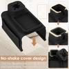 Couch Cup Holder - Anti-Slip Sofa Armrest Tray with Dual Side Pockets - Silicone Anti-Spill Sofa Drink Holder Couch Arm Tray
