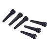 6Pcs Fixed Vertebra Guitar Bridge Pin Ebony Wooden Guitar Bridge Pin Easy Use