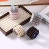 Premium Minimalist Satin Pleated Hair Scrunchie - Elastic, Versatile Hair Tie for Ponytails