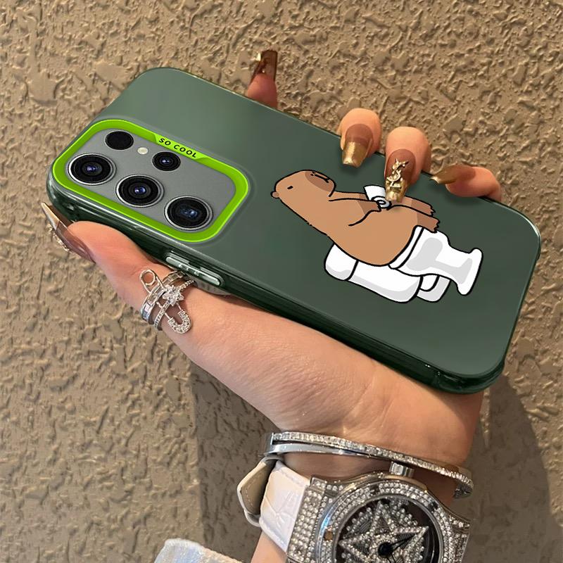 

Capybara Cartoon Frosted Case for Samsung Galaxy A36 A35 A34 A32 A30 A26 A25 A24 A23 A22 5G 4G A20 A16 A15 A14 A13 A12 Cover Galaxy Note 20