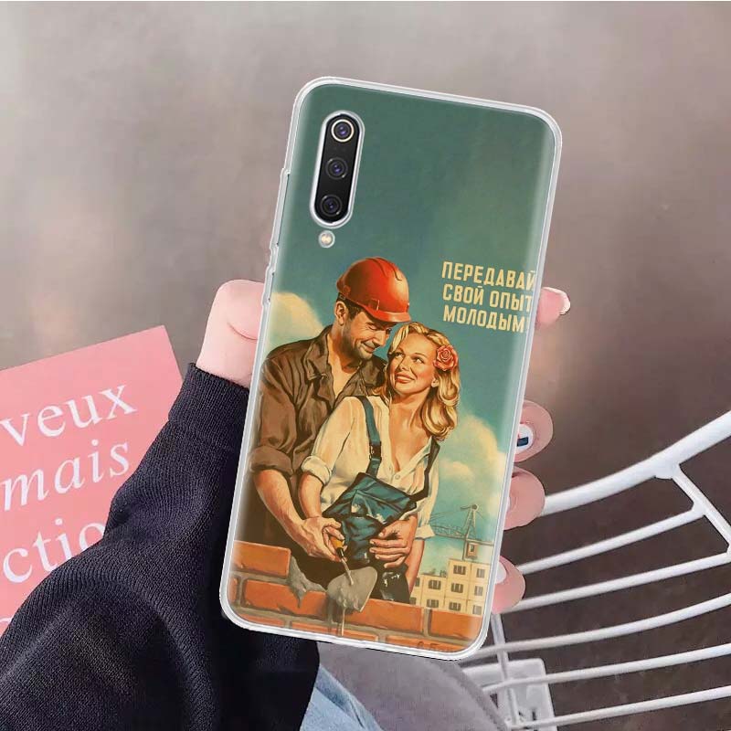 Vintage Stalin USSR CCCP Soft Phone Case For Xiaomi Redmi Note 15 14 14S 13 12 Pro Plus 12S 11 11S 11E 10 10S 11T 5G Fundas Coqu
