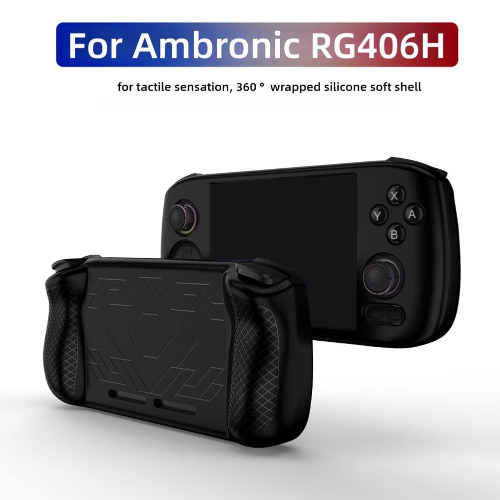 Silicone Game Console Soft Case For ANBERNIC RG 406H Cover Game Shell Accessories Protective Co N9X1