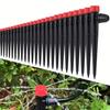 50pcs Adjustable 360° Drip Emitters with Stakes for 1/4 Inch Irrigation Tubing Garden Lawn Potted Plants Watering System