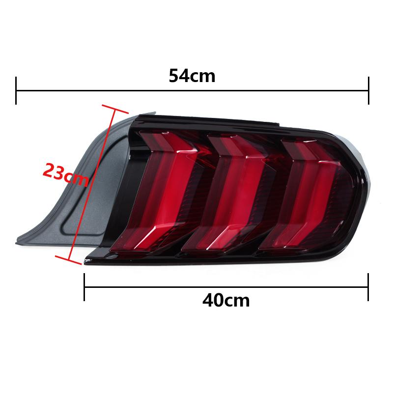 For Ford Mustang 2015 2016 2017 2018 US Version LED Rear Tail Light Driving Brake Warning Lamp Car Accessories