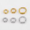 10pcs 20pcs PVD Stainless Steel Clasps Beading Supplies 5 6 8 Mm Necklace End Connectors Hooks Jewelry Bracelet Making No Fade