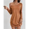 Nuovo Abito Stampato Moda Donna Comodo Sexy Elegante per Vacanze Primaverili ed Estive, Pendolarismo Quotidiano, Lavoro