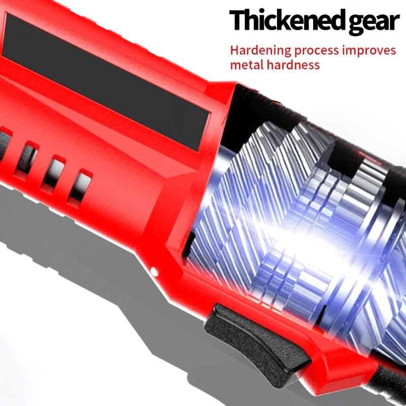 Cordless Ratchet Wrench Set Functional Electric Ratchet Wrench 18V Power Ratchet Tool For Various Application