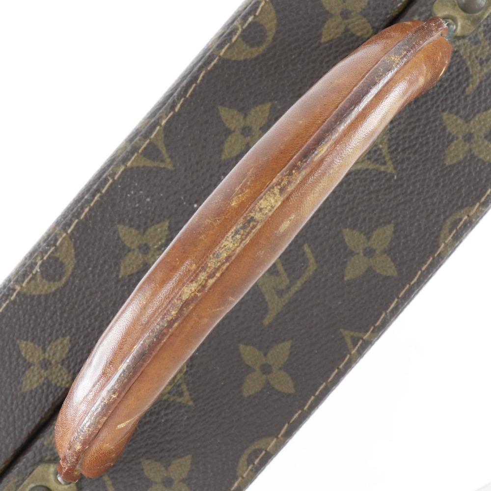 Louis Vuitton Crusher Business Bag M53124 Attache Case Brown Monogram Canvas Unisex Used