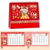 Chinese New Year Desk Calendar 2026 Lunar Standing Flip Calendar Zodiac Horse Monthly Planner