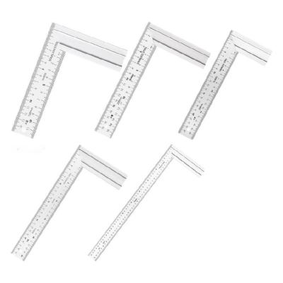 Multipurpose Double Scale Stainless Steel Carpentry Square Suitable For Accurate Angled Measurement In Harsh Environment