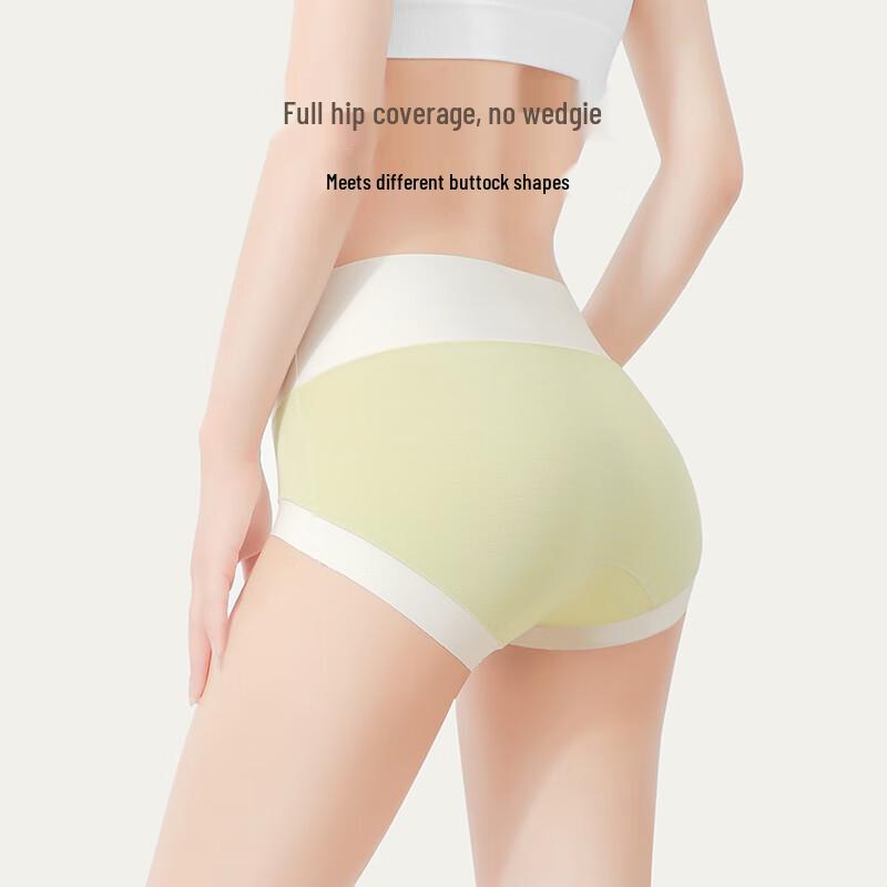 YOUNGYELL Women's High-Waist Seamless Modal Briefs 3-Pack