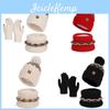 Winter Strickmützen-Schal-Handschuh-Set Mit Fleecefutter Für Kaltes Wetter Outdoor-Komfort