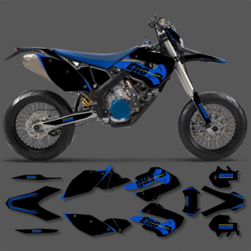 PowerZone Custom Team Graphics Backgrounds Decals Stickers For HUSABERG 2009-2012 FE390 450 570-TE250 300 -FX450-FS570