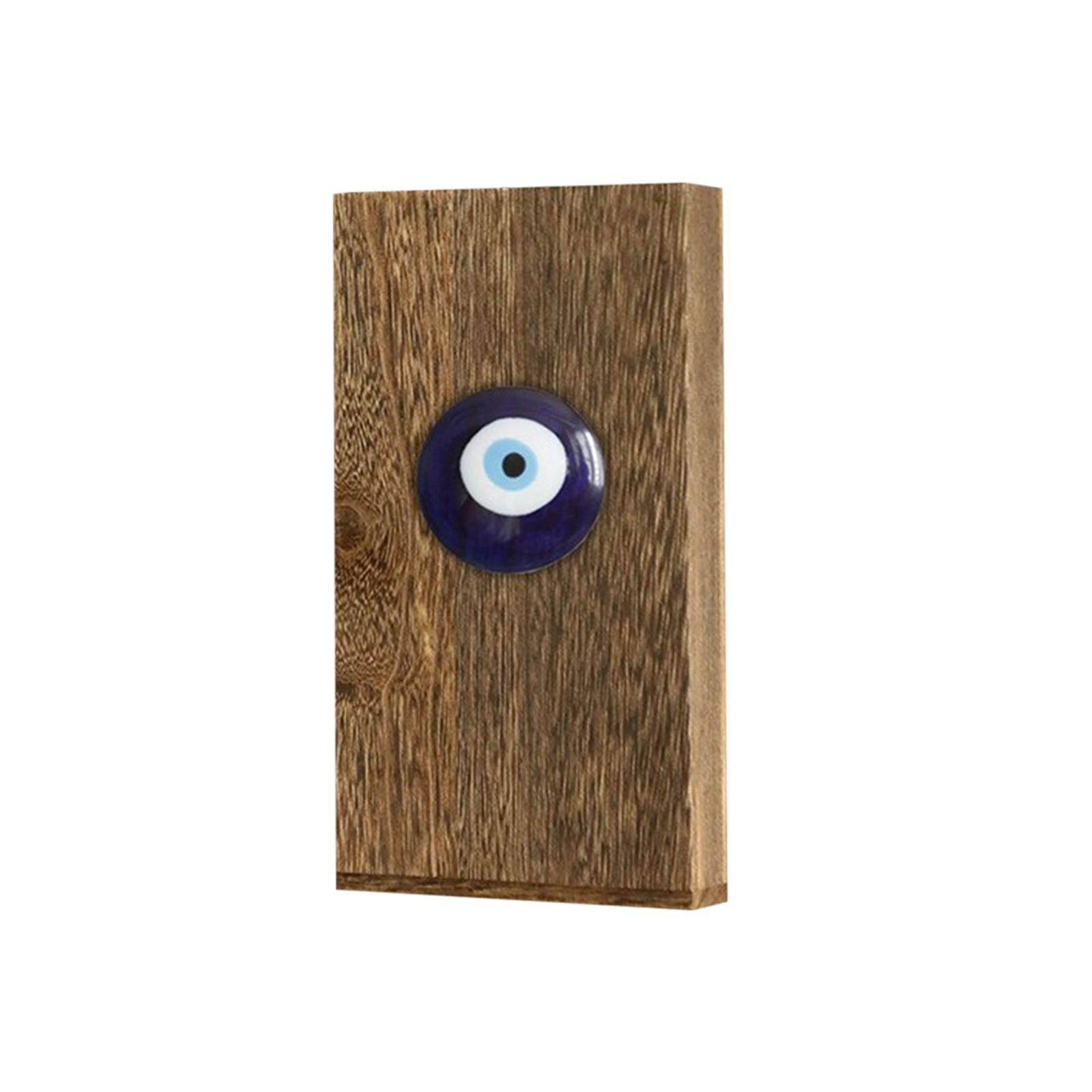 

Деревянный Глаз Дьявола Настенный Домашний Декор для Спальни Настенный One Size светло-коричневого