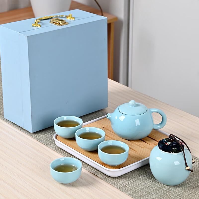 

Traditional Chinese Ding Kiln Ceramic Tea Set X52