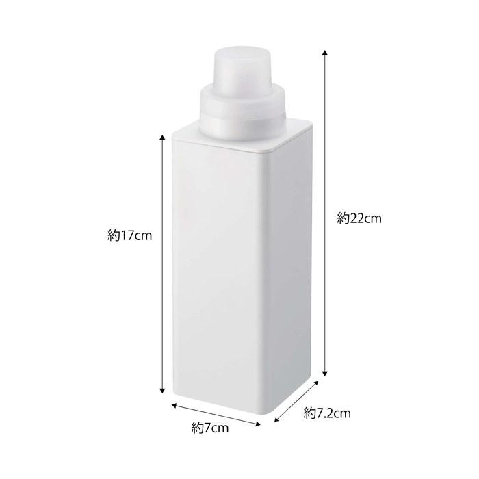 Yamazaki Laundry Bottle with Magnetic Refill White 500ml 4852
