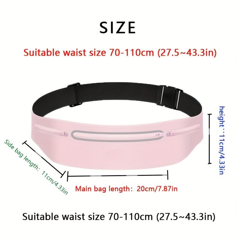 1pcs Waterproof Running Waist Bag Lightweight Nylon Phone Pouch for Outdoor Sports