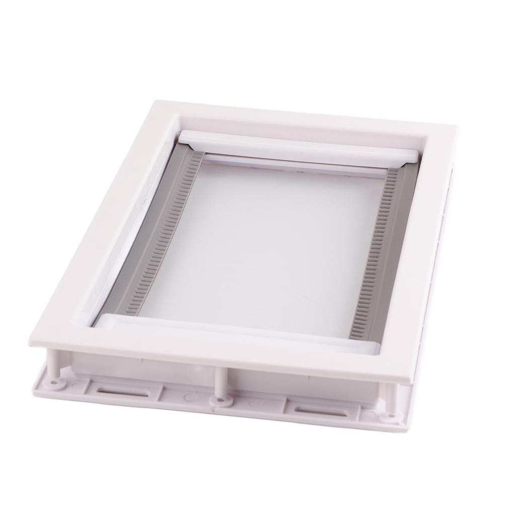 Kunststoff PVC Haustiertür Magnet Automatisch schließende Tür Zweiwege Sicherheitszubehör für Katze Hund