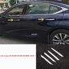 For Lexus ES ES200 ES260 ES300H 2018 + Car Style Outer Door Handle Trim Cover Protector Decoration Accessories Exterior Sticker